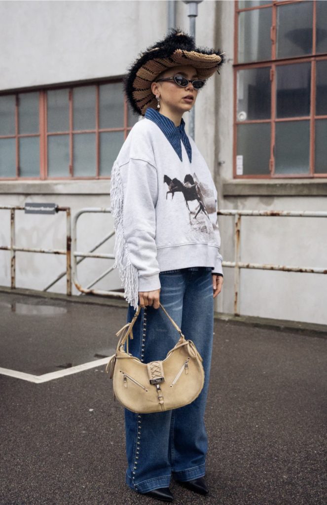 Western-inspired streetstyle image